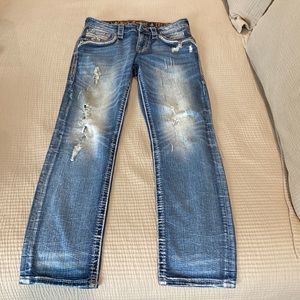 mens rock revival jeans